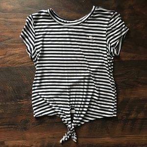 Striped Abercrombie and Fitch short sleeve